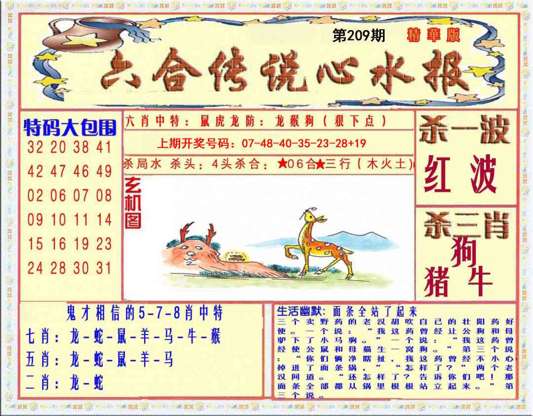 六合传说(心水版)