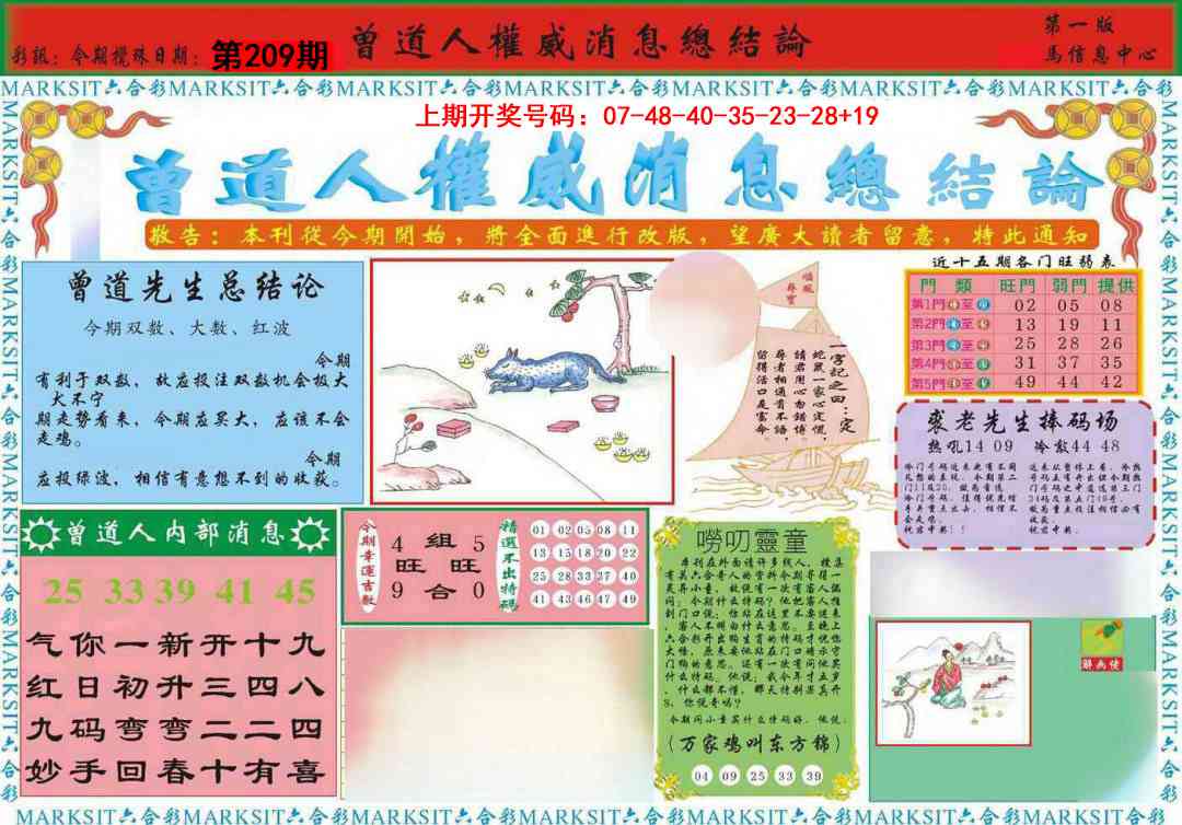曾道人权威消息A