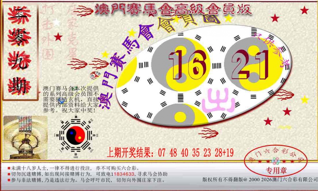 赛马会高级一码图