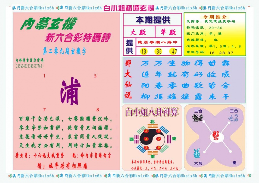 白小姐精选玄机B