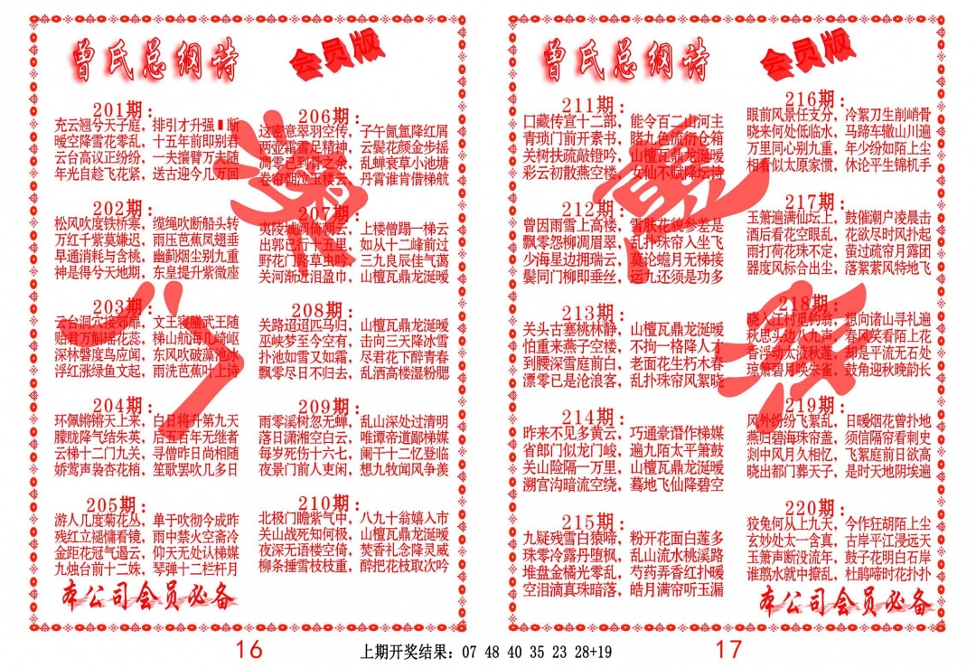 曾氏总纲诗
