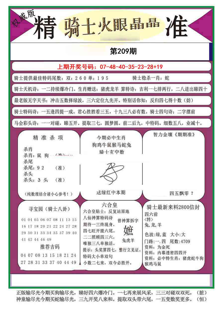 骑士火眼晶晶（正）