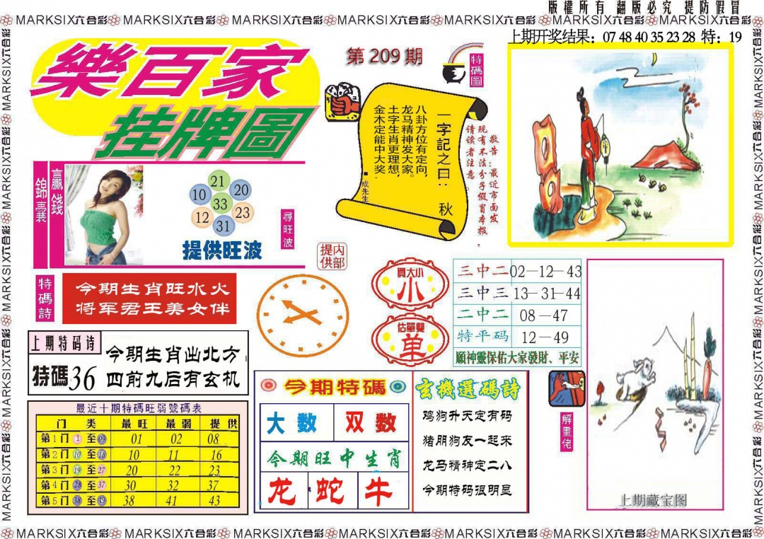 乐百家挂牌图