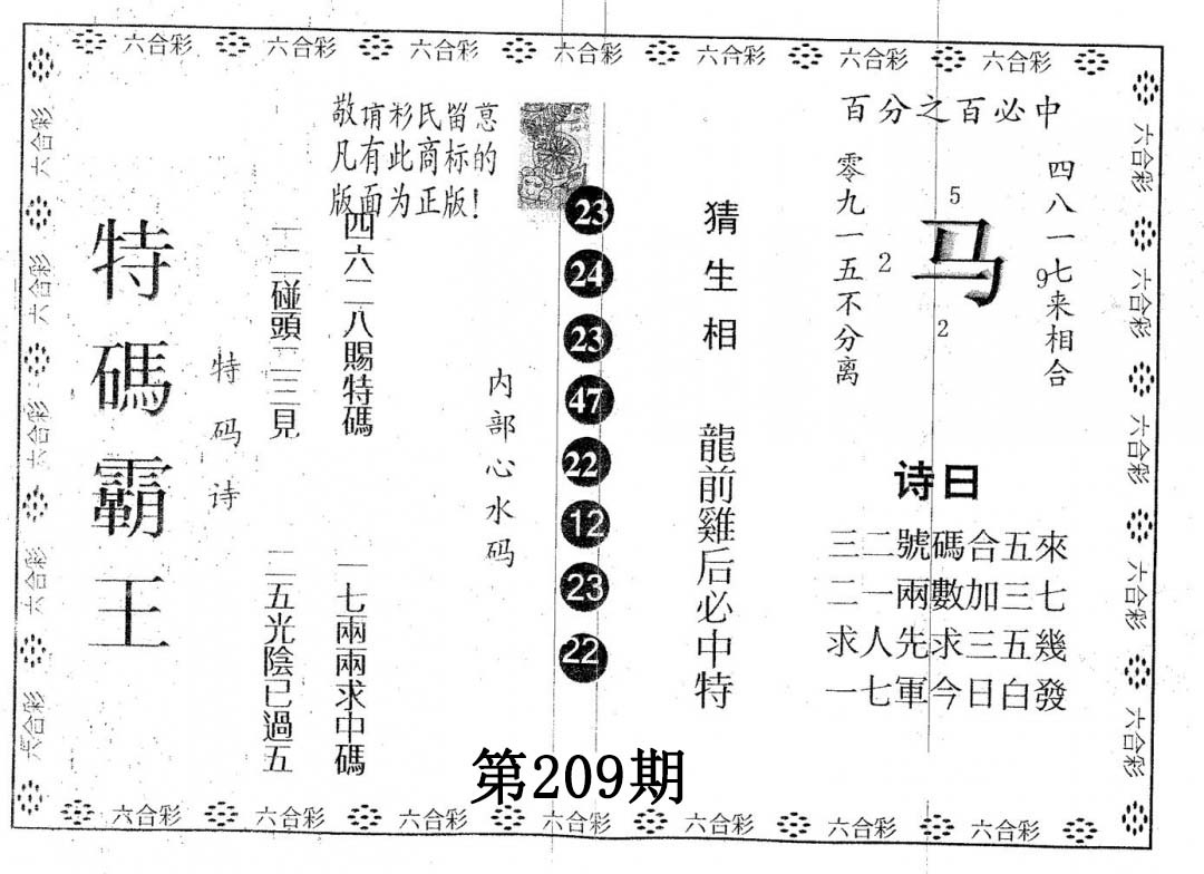 特码霸王B