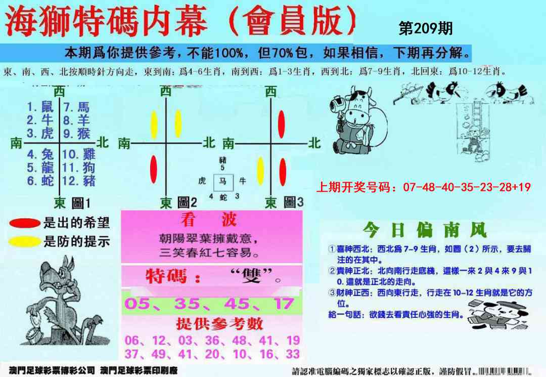 另版海狮特码内幕报