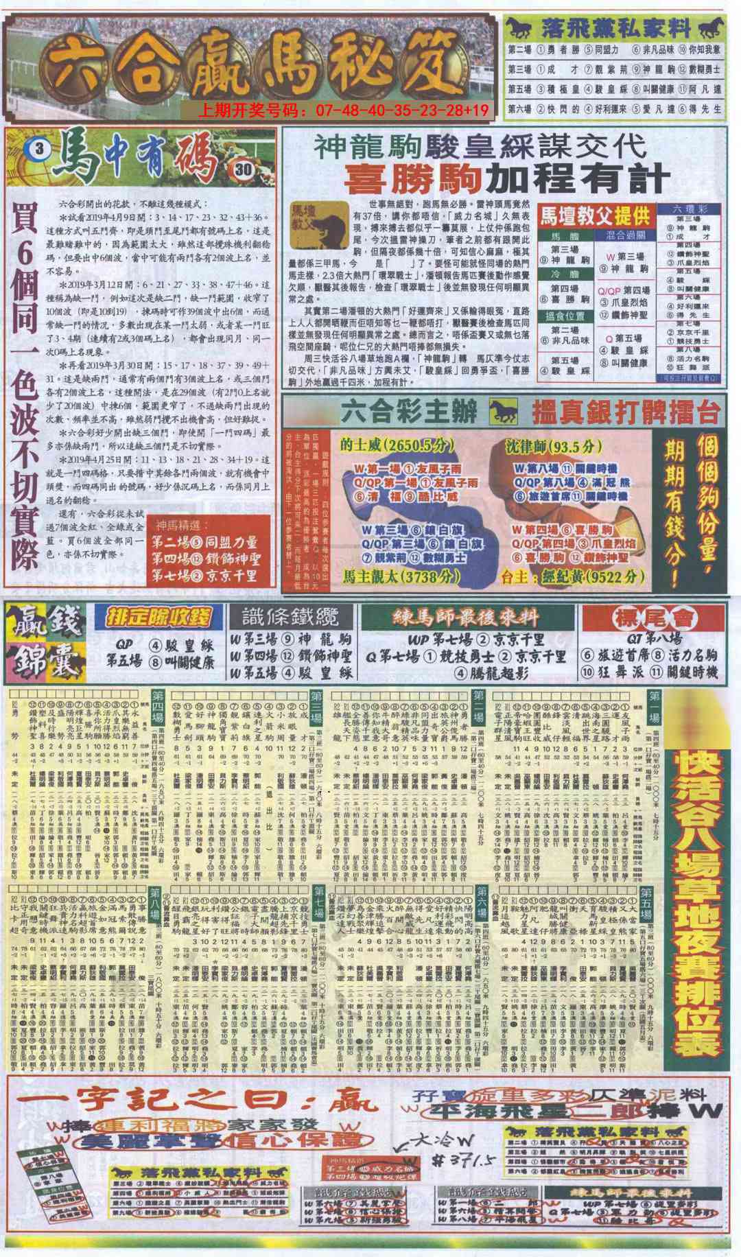 新报跑狗B