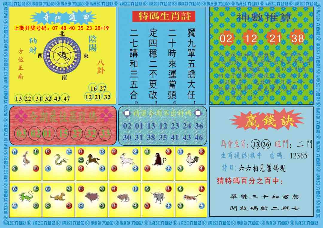 黄大仙灵码B
