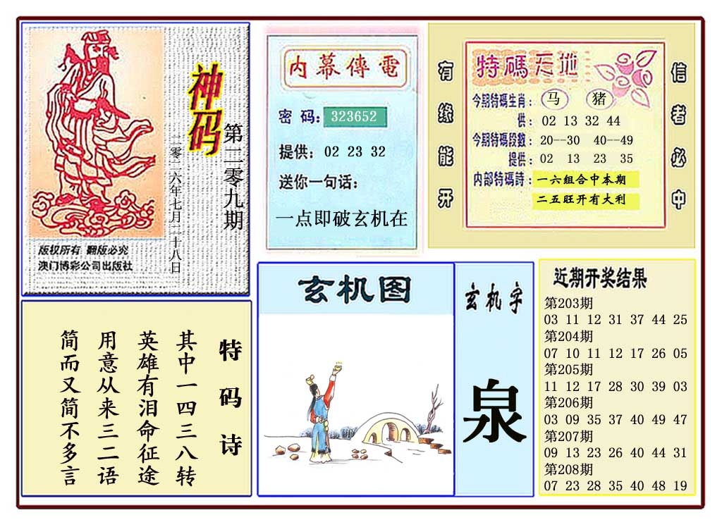 黄大仙神码